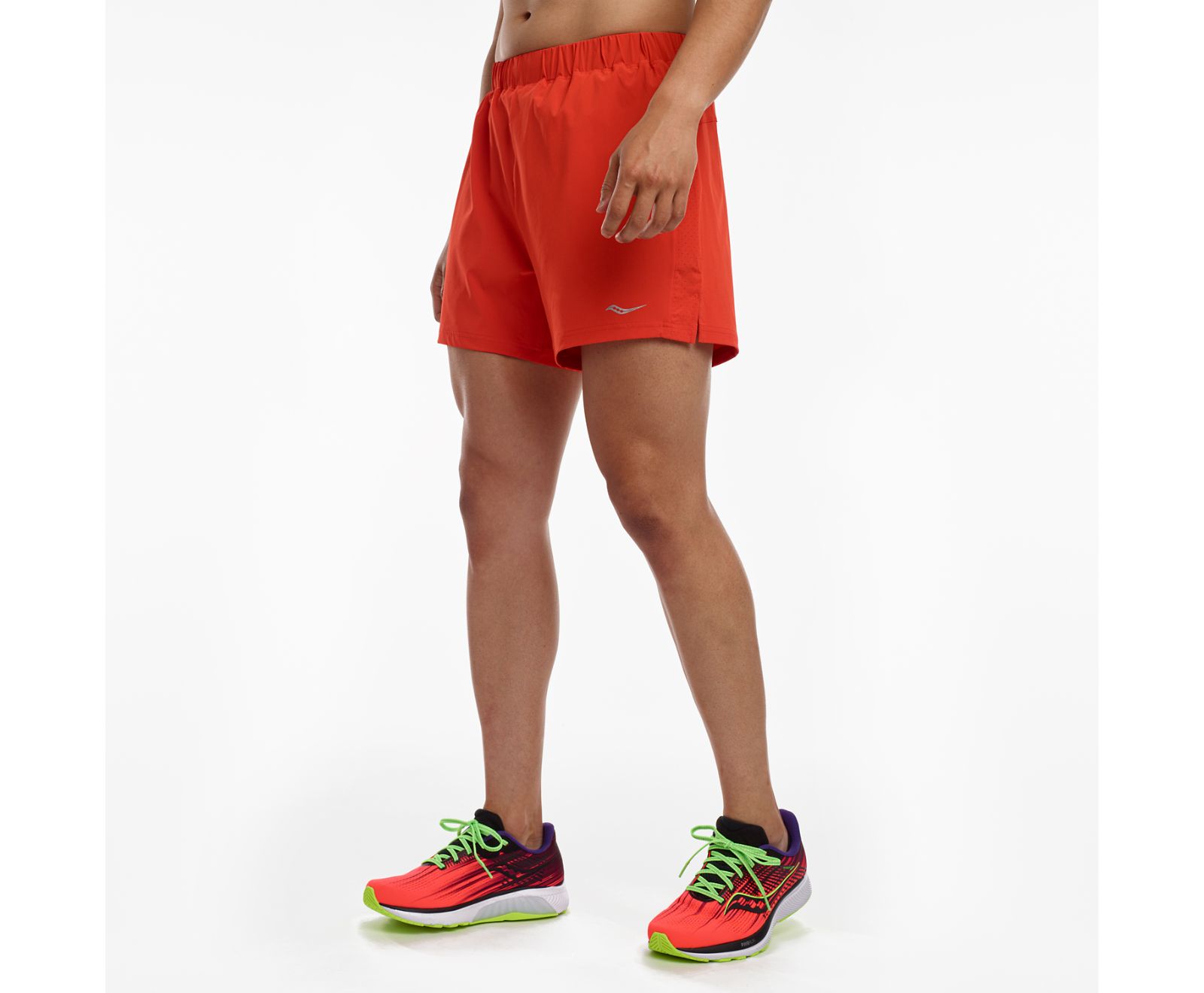Bermudas Saucony Outpace 5" Hombre Rojos | México 654RVDW